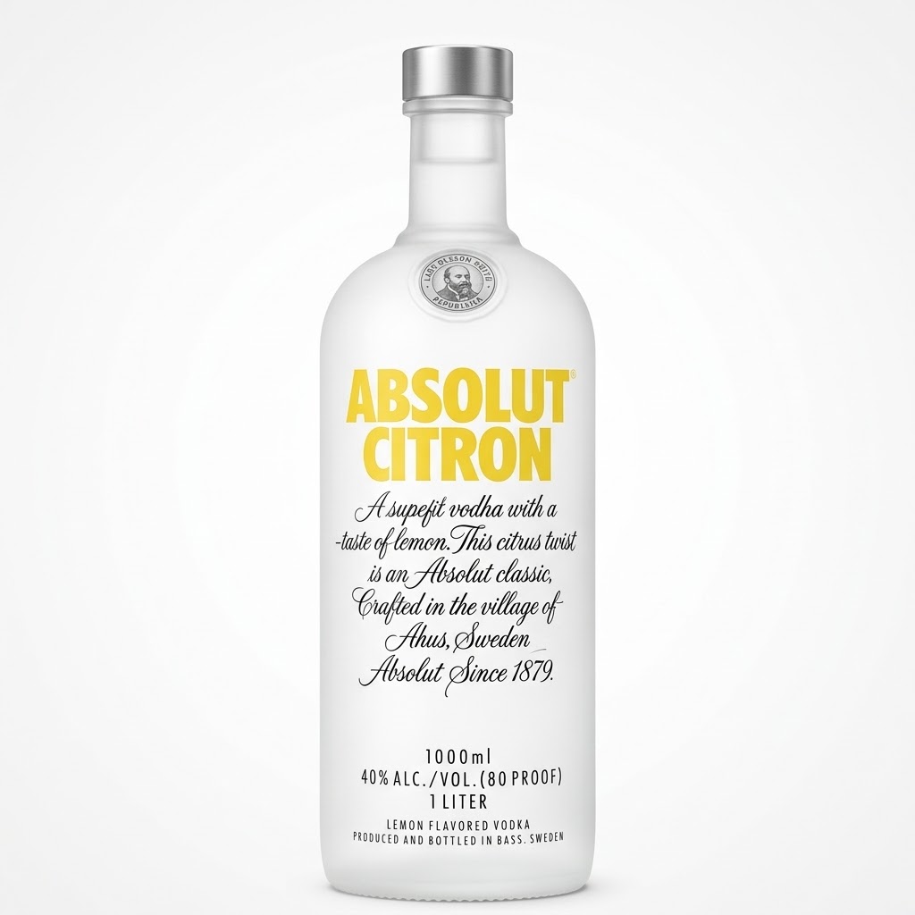 Absolut Citron 750Ml