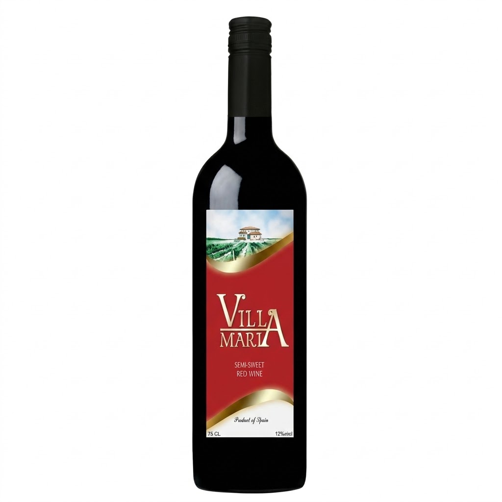 Villa Maria Semi Sweet Red 750Ml
