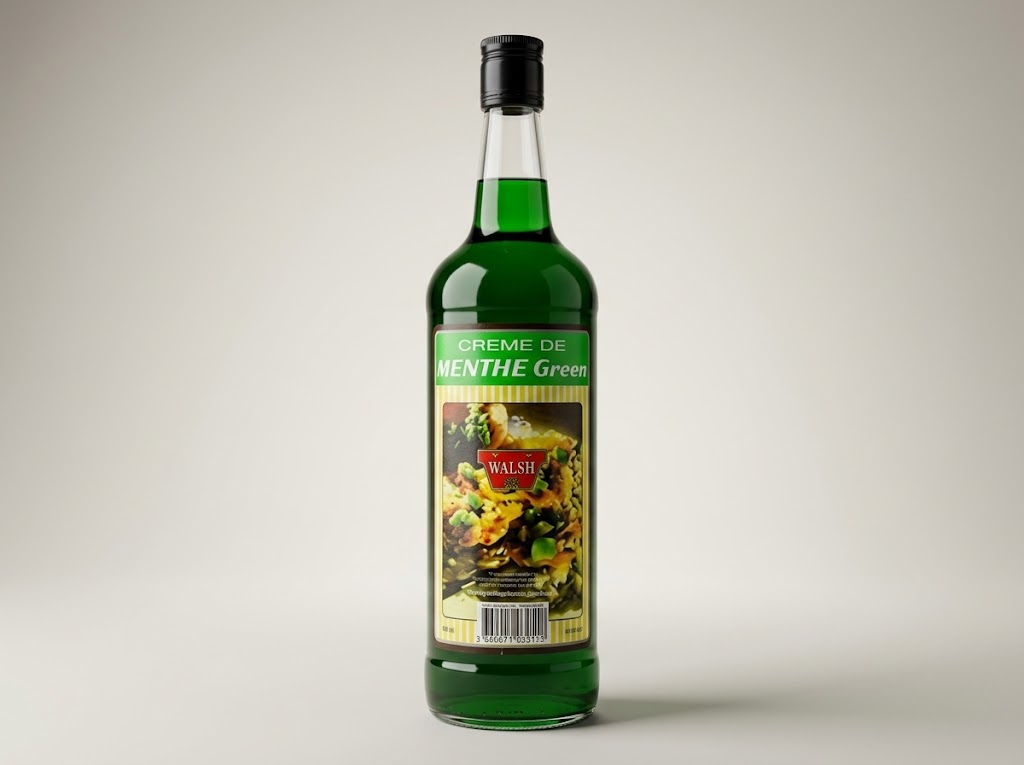 Walsh Creme De Menthe Green 750Ml